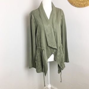 Green fashion jacket